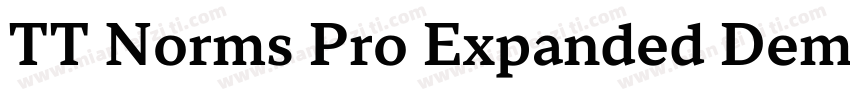 TT Norms Pro Expanded DemiBold Ital字体转换